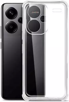Чехол-накладка BoraSCO для смартфона Xiaomi Redmi Note 13 Pro +, силикон, прозрачный (73004)