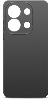 Чехол-накладка BoraSCO для смартфона Xiaomi Redmi Note 13 4G, силикон, черный (73005)
