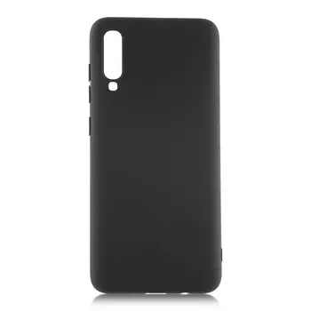 Чехол-накладка BROSCO Colourful для смартфона Samsung Galaxy A70S, силикон, черный (SS-A70S-COLOURFUL-BLACK)