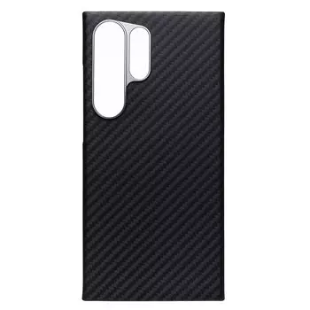 Чехол-накладка Cellis SM009 POSH KEVLAR SafeMag для смартфона Samsung Galaxy S24 Ultra, кевлар, черный (230933)