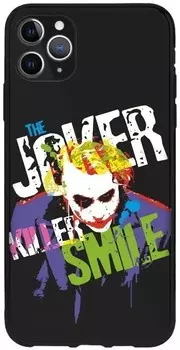 Чехол-накладка Deppa для смартфона Apple iPhone 11 Pro, TPU, черный Joker02 (124207)