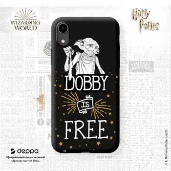 Чехол-накладка Deppa для смартфона Apple iPhone XR, TPU, черный Dobby (106087)