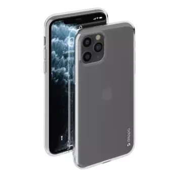 Чехол-накладка Deppa Gel Case для смартфона Apple iPhone 11 Pro, термопластичный полиуретан (TPU), прозрачный (87222)