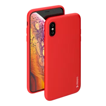 Чехол-накладка Deppa Gel Color Case для смартфона Apple iPhone X/XS, красный (31241)