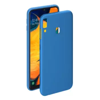 Чехол-накладка Deppa Gel Color Case для смартфона Samsung Galaxy A30 (2019), термопластичный полиуретан (TPU), синий (86653)