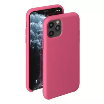 Чехол-накладка Deppa Liquid Silicone Case для смартфона Apple iPhone 11 Pro, силикон, розовая фуксия (87293)