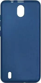 Чехол-накладка DF DF nkCase-18 (blue) для смартфона Nokia С01 Plus, силикон, синий (DF nkCase-18 (blue))