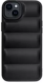 Чехол-накладка DF для смартфона Apple iPhone 14 Plus, TPU, черный (df ijacket-02 (black))