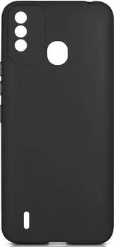 Чехол-накладка DF для смартфона Itel Vision 2S, силикон, чёрный (DF itCase-03 (black))