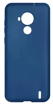 Чехол-накладка DF nkCase 20 для смартфона Nokia С30, силикон, синий (DF nkCase-20)