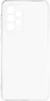 Чехол-накладка DF sCase SC132 для смартфона Samsung Galaxy A73 (5G), силикон, белый/прозрачный (DF sCase-132)