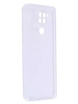 Чехол-накладка DF Silicone Case xiCase-55 для смартфона Xiaomi Redmi Note 9S/Redmi Note 9 Pro, силикон, прозрачный (xiCase-55)