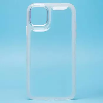 Чехол-накладка для смартфона Apple iPhone 11, силикон, белый/прозрачный (209300)