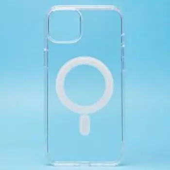 Чехол-накладка для смартфона Apple iPhone 14 Plus, силикон, прозрачный (209880)
