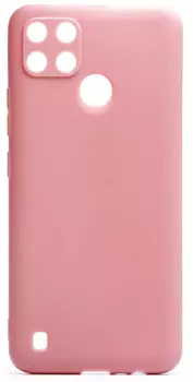 Чехол-накладка для смартфона Oppo Realme C21Y, TPU, золотистый/розовый (SC303)