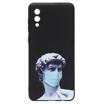 Чехол-накладка для смартфона Samsung Galaxy A02, черный (203985)