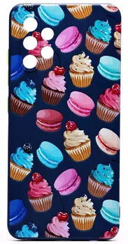 Чехол-накладка для смартфона Samsung SM-A325 Galaxy A32 4G, пластик, TPU, черный