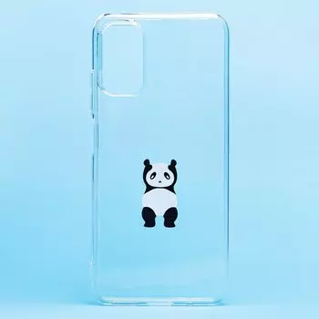Чехол-накладка для смартфона Xiaomi Poco M3 Pro/Redmi Note 10T, прозрачный с узором (204951)