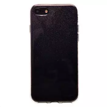 Чехол-накладка Glamour для смартфона Apple iPhone 7/8, силикон, черный (64536)
