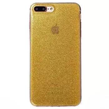 Чехол-накладка Glamour для смартфона Apple iPhone 7 Plus/8 Plus, силикон, золотистый (64548)