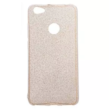 Чехол-накладка Glamour для смартфона Xiaomi Redmi Note 5A Prime, силикон, золотистый (843)