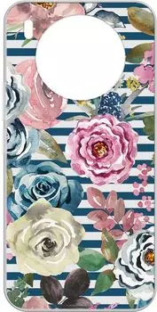 Чехол-накладка Gresso Air для смартфона HONOR 50 Lite, термопластичный полиуретан (TPU), прозрачный/принт (GR17AAAE9355)