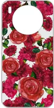 Чехол-накладка Gresso Air для смартфона HONOR 50 Lite, термопластичный полиуретан (TPU), прозрачный/принт (GR17AAAE9346)