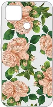 Чехол-накладка Gresso Air для смартфона Realme C25s, термопластичный полиуретан (TPU), прозрачный/принт (GR17AAAE9446)