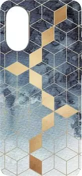 Чехол-накладка Gresso Meridian для смартфона HONOR 50, термопластичный полиуретан (TPU), синий (GR17AAAE8869)