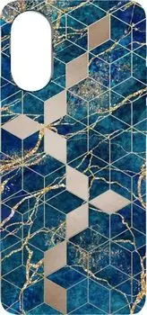 Чехол-накладка Gresso Meridian для смартфона HONOR 50, термопластичный полиуретан (TPU), синий (GR17AAAE8867)