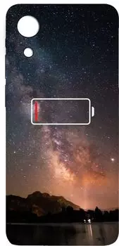 Чехол-накладка Gresso Meridian для смартфона Samsung Galaxy A03 Core, термопластичный полиуретан (TPU), черный космос (GR17AAAE8933)