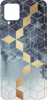 Чехол-накладка Gresso Meridian для смартфона Samsung Galaxy A12, термопластичный полиуретан (TPU), синий (GR17AAAE8939)