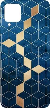 Чехол-накладка Gresso Meridian для смартфона Samsung Galaxy A12, термопластичный полиуретан (TPU), синий (GR17AAAE8940)