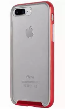 Чехол-накладка Hardiz Defense Case для смартфона Apple iPhone 8+, TPU, поликарбонат, красный (HRD778101)