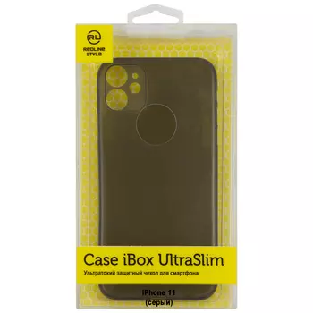 Чехол-накладка iBox UltraSlim для смартфона Apple iPhone 11, серый (УТ000029047)