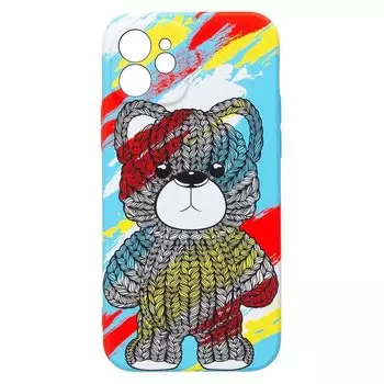 Чехол-накладка Luxo Creative для смартфона Apple iPhone 12, силикон, разноцветный 114 (229581)