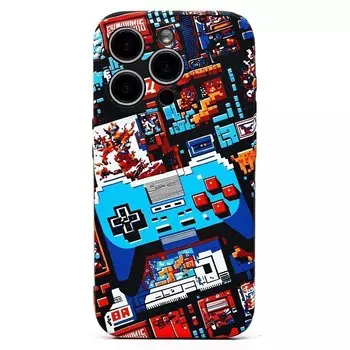 Чехол-накладка Luxo Creative для смартфона Apple iPhone 15 Pro, силикон, принт 139 (237892)