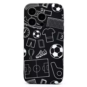 Чехол-накладка Luxo Creative для смартфона Apple iPhone 15 Pro, силикон, принт 140 (237893)