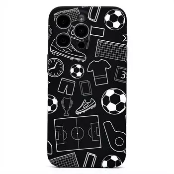 Чехол-накладка Luxo Creative для смартфона Apple iPhone 15 Pro Max, силикон, принт 140 (237907)