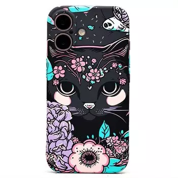Чехол-накладка Luxo Creative для смартфона Apple iPhone 16, силикон, принт 143 (237840)