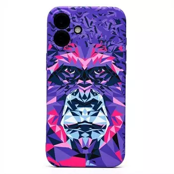 Чехол-накладка Luxo Creative для смартфона Apple iPhone 16 Plus, силикон, принт 144 (238073)