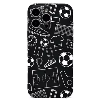 Чехол-накладка Luxo Creative для смартфона Apple iPhone 16 Pro Max, силикон, принт 140 (237865)