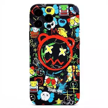 Чехол-накладка Luxo Creative для смартфона Apple iPhone 13 Pro Max, силикон, разноцветный (209507)