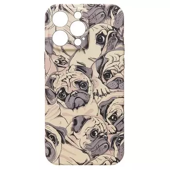 Чехол-накладка Luxo Creative для смартфона Apple iPhone 14 Pro Max, силикон, белый 107 (212648)