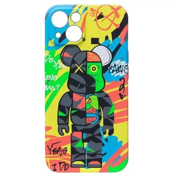 Чехол-накладка Luxo Creative для смартфона Apple iPhone 14, силикон, разноцветный (212076)