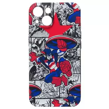 Чехол-накладка Luxo Creative для смартфона Apple iPhone 14, силикон, разноцветный 095 (212079)