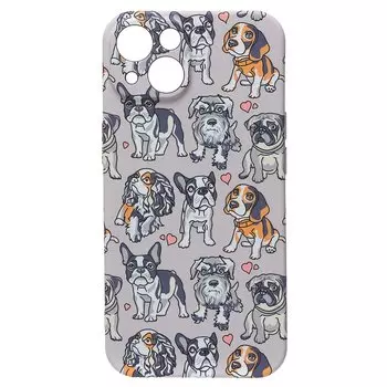 Чехол-накладка Luxo Creative для смартфона Apple iPhone 14, силикон, разноцветный (212082)