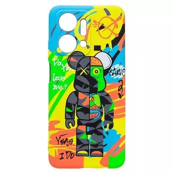 Чехол-накладка Luxo Creative для смартфона HONOR X7a, силикон, разноцветный 092 (226040)