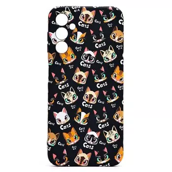 Чехол-накладка Luxo Creative для смартфона Samsung Galaxy A14 4G, силикон, черный 094 (225954)