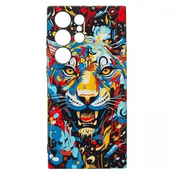 Чехол-накладка Luxo Creative для смартфона Samsung Galaxy S23 Ultra, силикон, разноцветный 113 (229668)